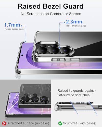 Image of HOOMIL Case for Samsung Galaxy S26 Ultra, Anti-Yellowing, Crystal Clear