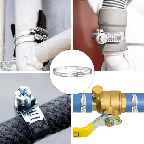 Collier de serrage sur mesure avec bande métallique de 33 pieds ajustable - 6