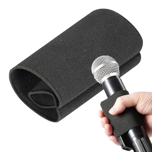 Protector de micrófono de mano genérico, cómodas mangas universales elásticas | Micrófono cubierta de accesorios de grabación Ligero para estudiantes de negocios Bloggers The Ouderly Teachers