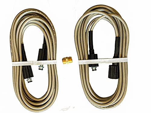 Image of CAZAR 8m Car Washer /Pressure washer hose Pipe (size M22 connector) compatible with JPT, StarQ, Ballorex, Vantro, Btali (2)