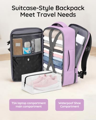 Image of Taygeer Travel Backpack, Luggage Backpack with 15.6inch Laptop Compartment