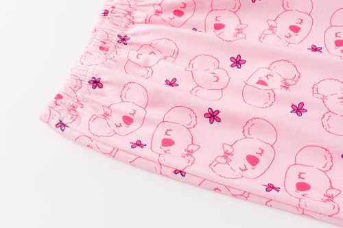 Image of Tie Dye Pajamas for Girls Soft Butterfly Sloth Fall Clothes Big Kids Sleepwear 2-Piece Long Sleeve Set Size 6-16