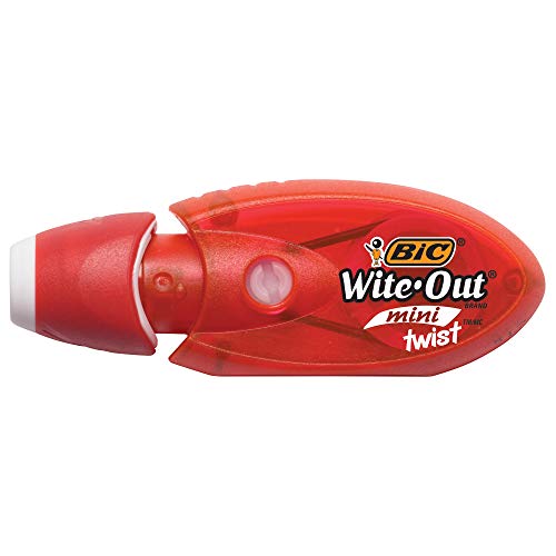 Bic Wite-Out Brand Ez Correct Correction Tape, White, 2-Count #TOP2