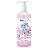 Fantasy Hand Sanitiser Gel - 500ml Pump Bottle - 70% Alcohol - Made in the UK (Single)