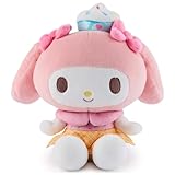GUND Sanrio Hello Kitty and Friends My Melody Ice Cream Plush, Stuffed Animal for Ages 1 and Up, Pink/White, 6”