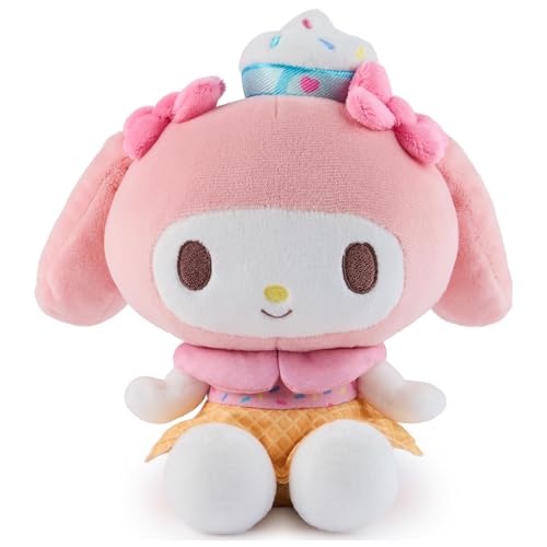 GUND Sanrio Hello Kitty and Friends My Melody Ice Cream Plush, Stuffed Animal for Ages 1 and Up, Pin...