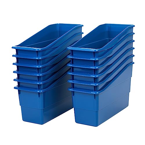 Image of Really Good Stuff Durable Book & Binder Holders 12-Pack, Blue