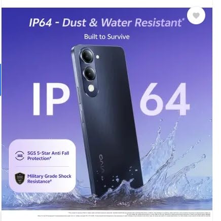 Image of VIVO T4 Lite 5G 8GB RAM, 256 GB Storage, Prism Blue | 6.74'' HD+ 90Hz LCD | Dimensity 6300 | 50MP Dual AI Camera | Android 14 | 6000mAh Battery | IP64 | Side Fingerprint | 15W Charging | Dual SIM