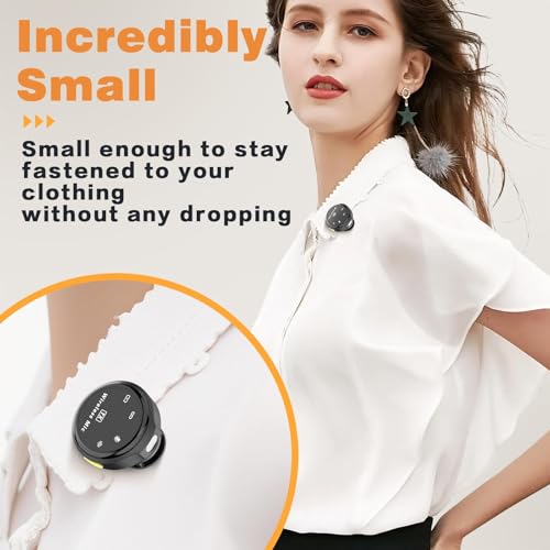 Image of GADGETSWEAR Single Q08 Wireless Lavalier Microphone for YouTube, Vlogging, Podcasting, Android, Camera, PC, Type-C, Plug & Play with Noise Cancellation, Video Recording, Interviews, Reels