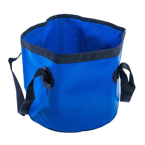 LavaTap - Cubo Plegable de 11 Litros para Fontaneros y Herramientas de Fontanería, A Prueba de Fugas, Plegable, Ligero, Reforzado