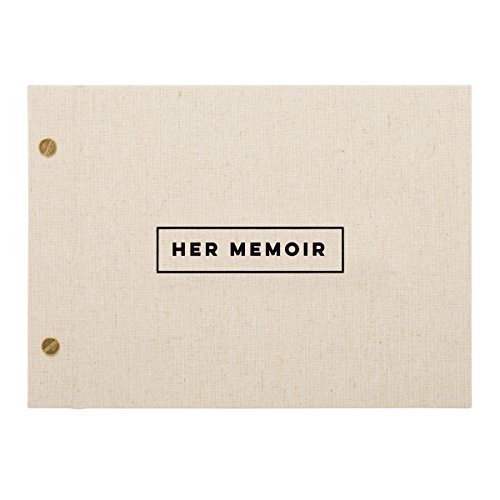 C.R. Gibson 'Her Memoir' Photobook 60 pgs., 9.6'' W x 7'' H