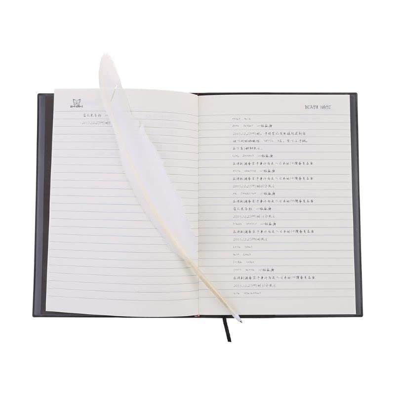zeszyt， Nowy komiks Death Note: Cosplay i długopis z piórem, animacja, sztuka, dziennik pisania(25cmx18cm)