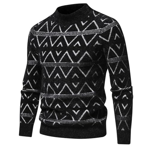 Mens Casual Slim Fit Sweaters Crewneck Soft Lightweight Long Sleeve Fashion Pullover Top3