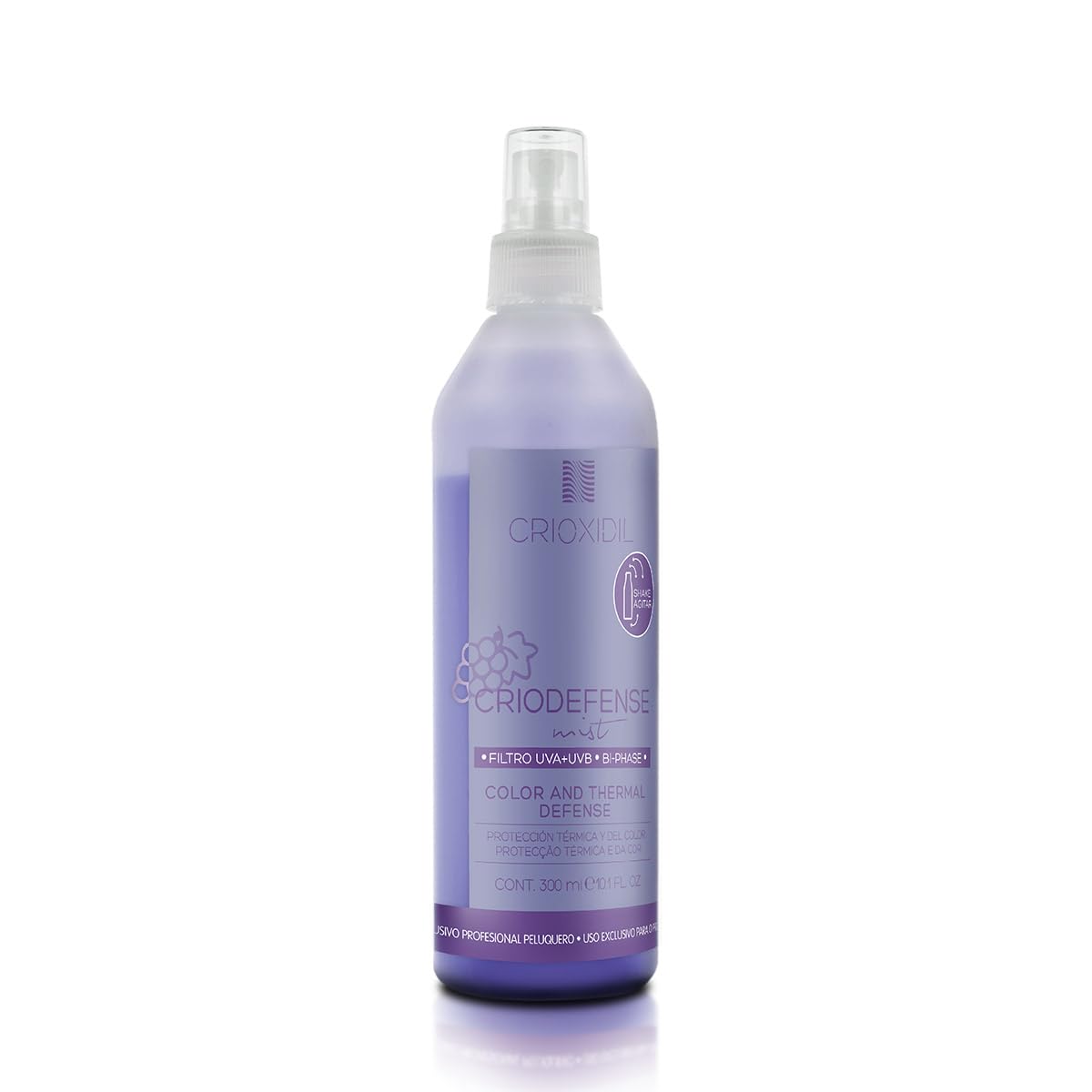 Crioxidil - Two-Phase Conditioner - 300 ml - with Heat Protector for Hair - Deep Hair Hydration - Makes Hair Detangling Easier - Soft and Resilient Hair