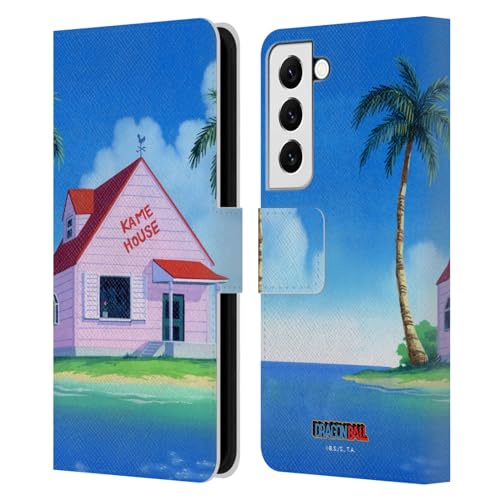 Coque Dragon Ball Samsung S22 5G housse protection cuir clapet Kame