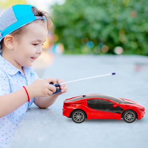 Image of VGRASSP Speedy Racing Remote Control Car Toy for Kids - Battery Operated Rechargeable RC Sports Car with 3D Lights - Indoor and Outdoor Play Gift - Color As Per Stock