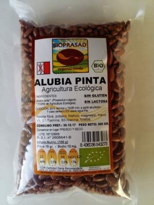 Bioprasad Alubia Pinta Sin Gluten Ecológica 500 gramos