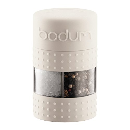 Combi moulin à poivre et sel 11,2cm chrome/crème - 11002-913 - Twin - BODUM - Salière & poivrière - Rue du Commerce