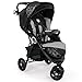 Froggy DINGO Dreirad | Kinderbuggy mit Liegefunktion | Kinderwagen für Reisen | Leicht nur 9 kg | Zusammenklappbar mit Liegeposition und Sonnenschutz | Spacegray
