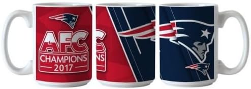 New England Patriots 2017 AFC Champions 15oz. Sublimate Coffee Mug