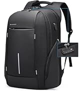 BANGE Sac à dos business pour ordinateur portable avec boucle antivol et poche à fermeture éclair pour hommes et