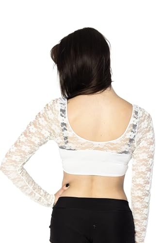 Image of ENVY BODY SHOP Women's Lace Sleecrets Detachable Sleeves  Add Stretch Lace Arms to Any Dress or Top, Comfortable Arm Coverage