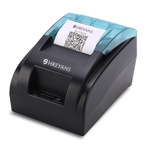 Image of Free 14-Days POS Software with SHREYANS 2 Inch USB + Bluetooth Direct Thermal Printers | Fast Billing Machine for Restaurants, Cafes, Food Outlets Businesses