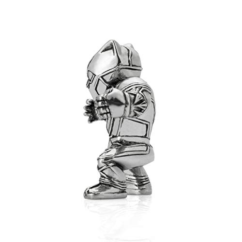 Royal Selangor Hand Finished Marvel Collection Pewter Black Panther Mini Figurine, Silver - Image 2