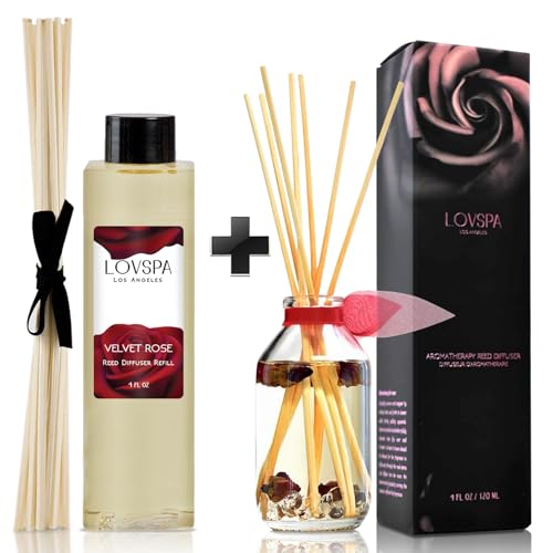 Velvet Rose Reed Diffuser Refill 4 oz Set miniatura 1