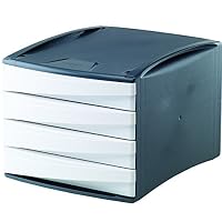 Fellowes Green To Desk Module De Classement 4 Tiroirs Écologique Vert - Organisation Bureau Durable