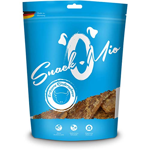 SnackOMio – Premium Hundesnack – erlesene Rindersehnen, getreidefrei, 1er Pack (1 x 500g)