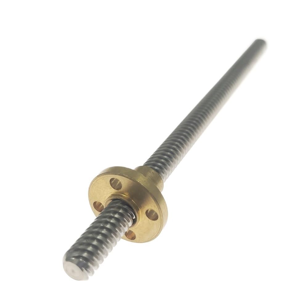 Vis T8 avance 8mm en acier inoxydable 304 avec écrou laiton anti friction 400mm - 3