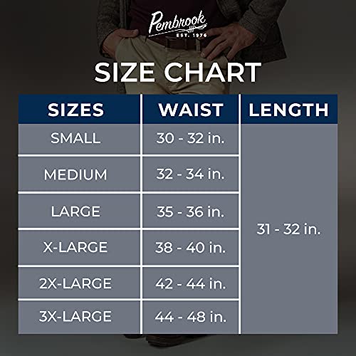 Pembrook Mens Elastic Waist Pants for Seniors - Adaptive Mens Pants for Elderly with Zipper and Button - Image 6