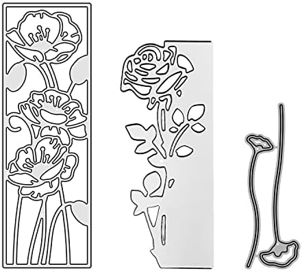 Petalo Di Fiori Taglio Di Metallo Muore Stencil Fustellati Per Album Di - Foto 6