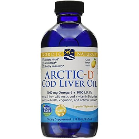 Nordic Naturals Arctic-D Cod Liver Oil, Lemon Cover