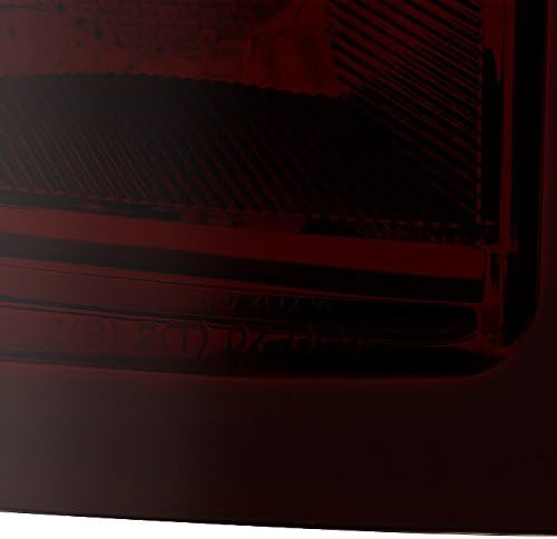 AKKON - For 2007-2013 Chevy Silverado 1500 2500 3500 Red Smoked LED Taillights + Smoked LED 3Rd Brake Lamp Combo