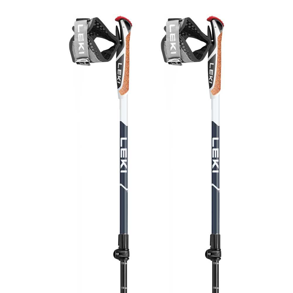 Leki Bastoncini Smart Supreme, midnightblue-Dark Metallic, 100-130cm