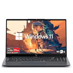 Laptop Computer with Windows 11,AMD Ryzen 5 Processor UP to 4.3GHZ,16GB DDR4 RAM 512GB SSD,AMD Radeon Graphics,WiFi 6,15.6 Inch Full HD IPS Display,2025 Laptops for Work Business Office Student