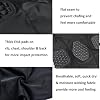 Topeter Football Padded Shirt for Men, Compression Rib Protector Shirts with Rib/Chest/Shoulder/Back Pads