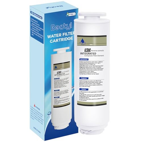 Beatyl Cartucho de filtro de agua de repuesto para sistema de filtración de encimera