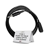 VoiceBooster Type 1 Push To Talk (PTT) Cable for use with iComm