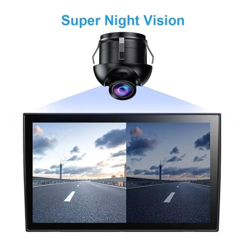 Caméra de recul avant 360° pour voiture avec vision nocturne
