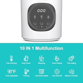 Vaundra Fast Baby Bottle Warmer for Breastmilk and Formula 120V