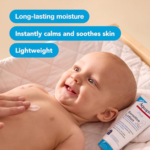 Image of Aquaphor Baby Sensitive Lotion, Baby Lotion to Soothe and Moisturize Delicate Skin, 8 Oz