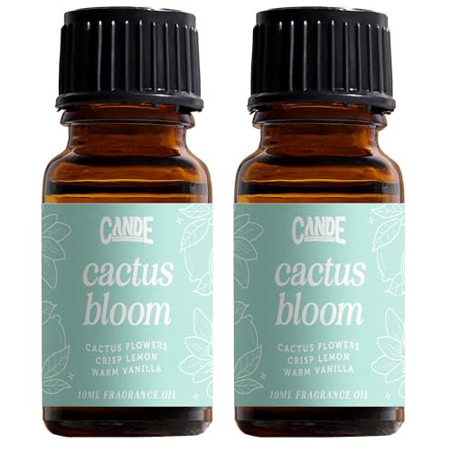 Image of CANDECraftCo Premium Fragrance Oil - Diffuser Oils Fragrances Scented for Home, Candle Soap Making Supplies, Aromatherapy Blends for House (0.34 Fl Oz) (2-Pack, Cactus Bloom)
