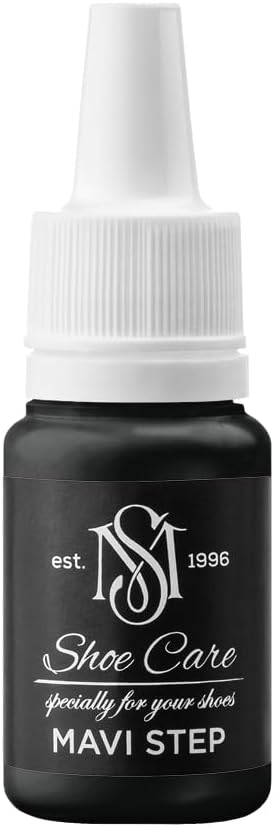 Nutritive Leather Spray - NCS S 9000-N Jet Black - Deep Conditioning & Shoe Color Restoration for Smooth Leather by MAVI STEP - 1.70 fl oz / 50 ml