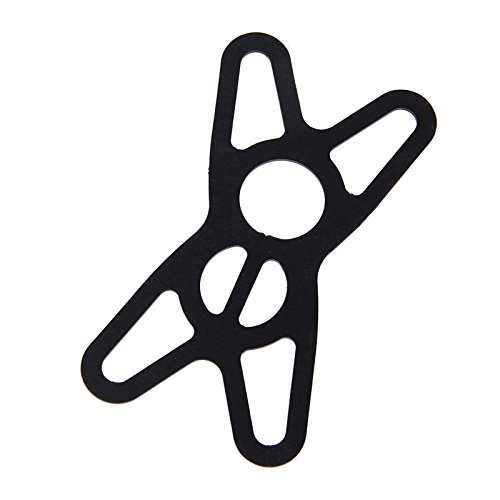 Replacement Rubber/Silicone Bands For Universal Bike,Bicycle,Motorcycle,Handlebar,Roll Bar Mount,Scooter,Phone Mount Holder,4 Pcs Bands (Ablack) #TOP6