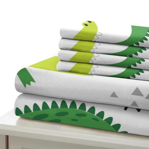 Linge de lit crocodile imprimé 3D avec housse de couette microfibre doux - 7