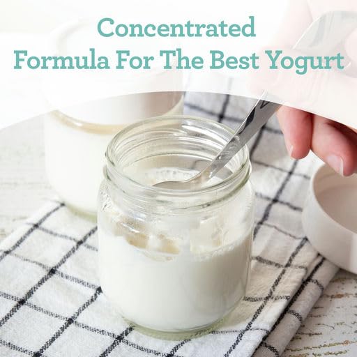 Euro Cuisine RI52 All Natural Yogurt Culture Starter, Perfect for Dairy Free, Whole Milk, Protein Probiotic Pouches for Smooth Creamy Homemade Yogurt