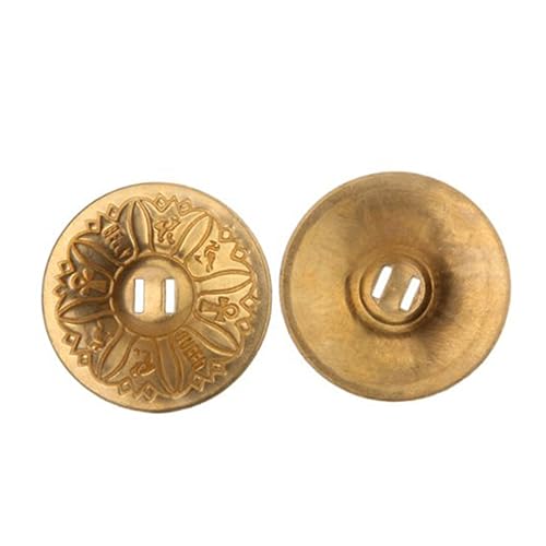 Abaodam Zills Pair of Pure Bronze Finger Cymbals Zill Finger Cymbal Accessories